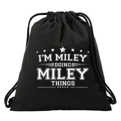 Im Miley Doing Miley Things Drawstring Bag