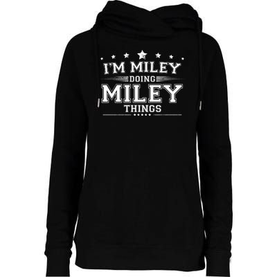 Im Miley Doing Miley Things Womens Funnel Neck Pullover Hood