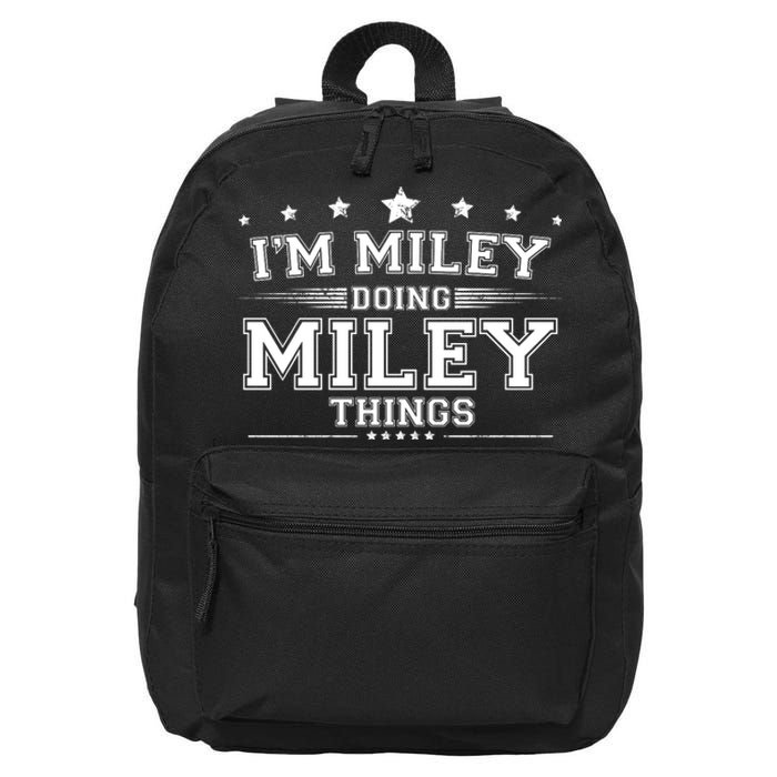 Im Miley Doing Miley Things 16 in Basic Backpack