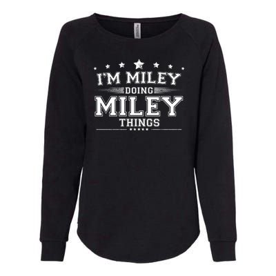 Im Miley Doing Miley Things Womens California Wash Sweatshirt