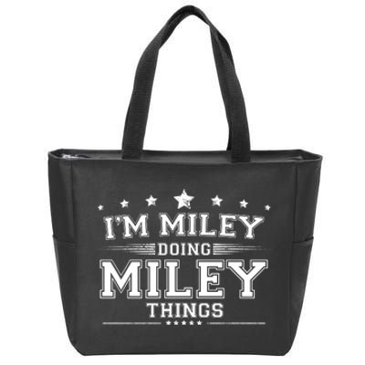 Im Miley Doing Miley Things Zip Tote Bag