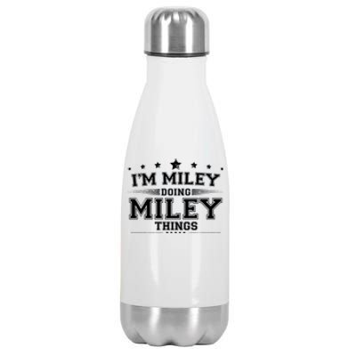 Im Miley Doing Miley Things Stainless Steel Insulated Water Bottle