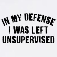 In My Defense I Was Left Unsupervised Garment-Dyed Sweatshirt