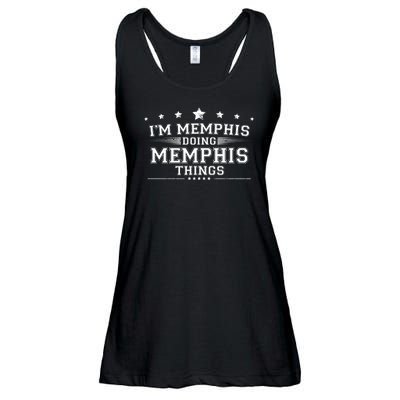 Im Memphis Doing Memphis Things Ladies Essential Flowy Tank