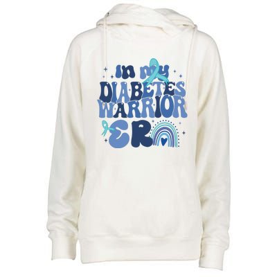 In My Diabetes Warrior Era Womens Funnel Neck Pullover Hood