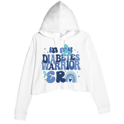 In My Diabetes Warrior Era Crop Fleece Hoodie