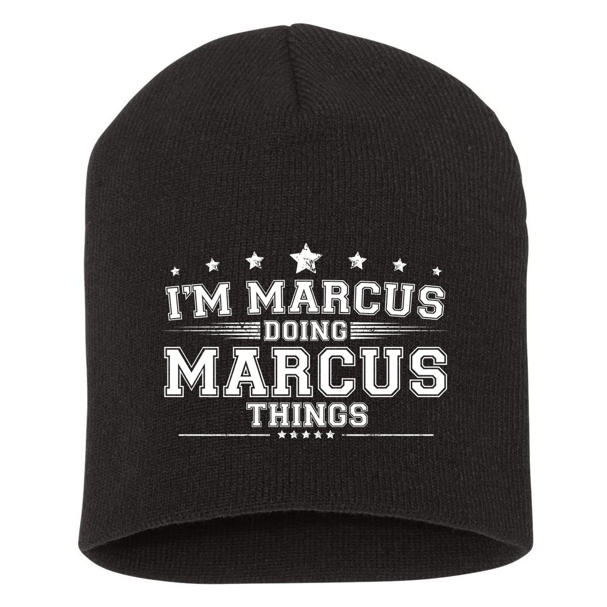 Im Marcus Doing Marcus Things Short Acrylic Beanie