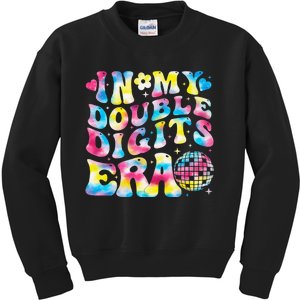 In My Double Digits Era 10th Birthday Party 10 Year Old Kids Sweatshirt