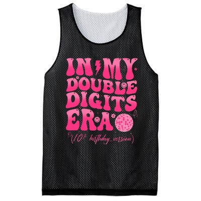 In My Double Digits Era 10th Birthday Girl 10 Year Old Mesh Reversible Basketball Jersey Tank