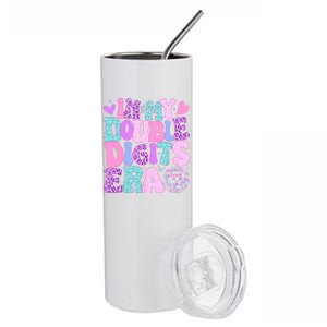 In My Double Digits Era Retro 10 Year Old 10th Birthday Girl Stainless Steel Tumbler