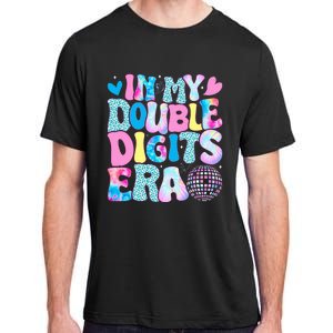 In My Double Digits Era Retro 10 Year Old 10th Birthday Adult ChromaSoft Performance T-Shirt