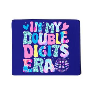 In My Double Digits Era Retro 10 Year Old 10th Birthday Mousepad