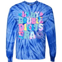 In My Double Digits Era Retro 10 Year Old 10th Birthday Tie-Dye Long Sleeve Shirt