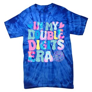 In My Double Digits Era Retro 10 Year Old 10th Birthday Tie-Dye T-Shirt