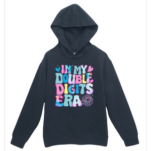 In My Double Digits Era Retro 10 Year Old 10th Birthday Urban Pullover Hoodie