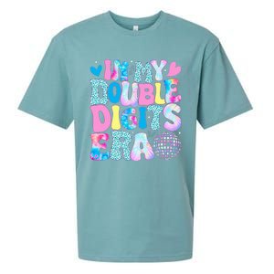 In My Double Digits Era Retro 10 Year Old 10th Birthday Sueded Cloud Jersey T-Shirt