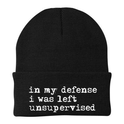 In My Defense I Was Left Unsupervised Beanie