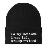 In My Defense I Was Left Unsupervised Beanie