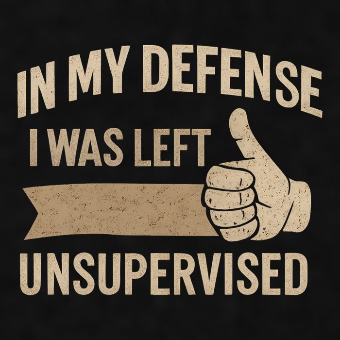 In My Defense I Was Left Unsupervised Ladies PosiCharge Tri-Blend Wicking Tank