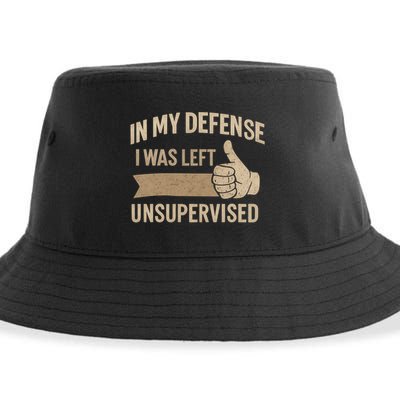 In My Defense I Was Left Unsupervised Sustainable Bucket Hat
