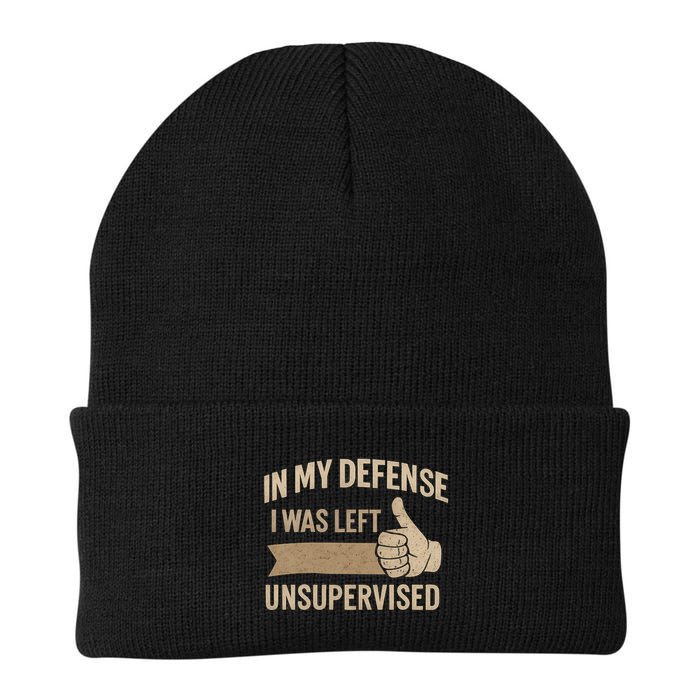 In My Defense I Was Left Unsupervised Beanie
