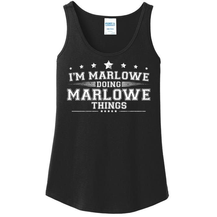 Im Marlowe Doing Marlowe Things Ladies Essential Tank