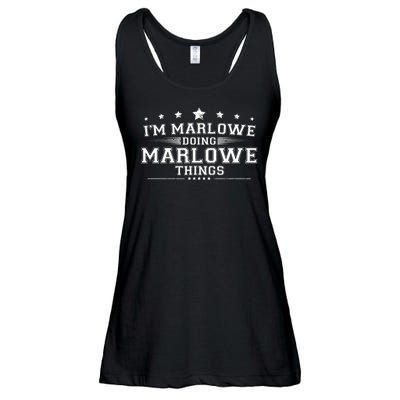 Im Marlowe Doing Marlowe Things Ladies Essential Flowy Tank