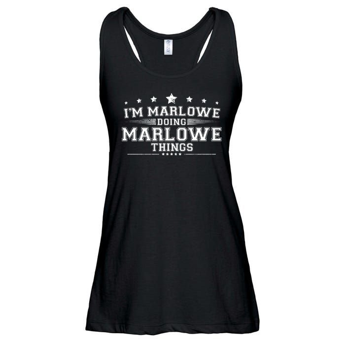 Im Marlowe Doing Marlowe Things Ladies Essential Flowy Tank