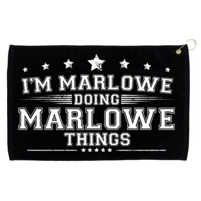 Im Marlowe Doing Marlowe Things Grommeted Golf Towel