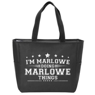 Im Marlowe Doing Marlowe Things Zip Tote Bag