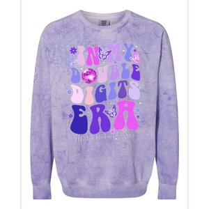 In My Double Digits Era 10th Birthday Colorblast Crewneck Sweatshirt