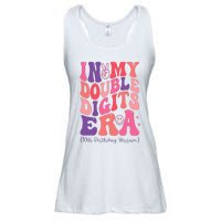 In My Double Digits Era 10th Birthday Version Groovy Retro Ladies Essential Flowy Tank