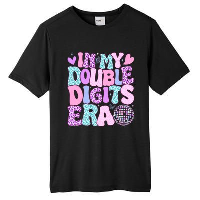 In My Double Digits Era Retro 10 Year Old 10th Birthday Girl Tall Fusion ChromaSoft Performance T-Shirt