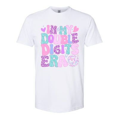 In My Double Digits Era Retro 10 Year Old 10th Birthday Girl Softstyle CVC T-Shirt