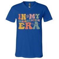 In My Dissertation Era School College Graduate Program Gift V-Neck T-Shirt