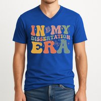 In My Dissertation Era School College Graduate Program Gift V-Neck T-Shirt