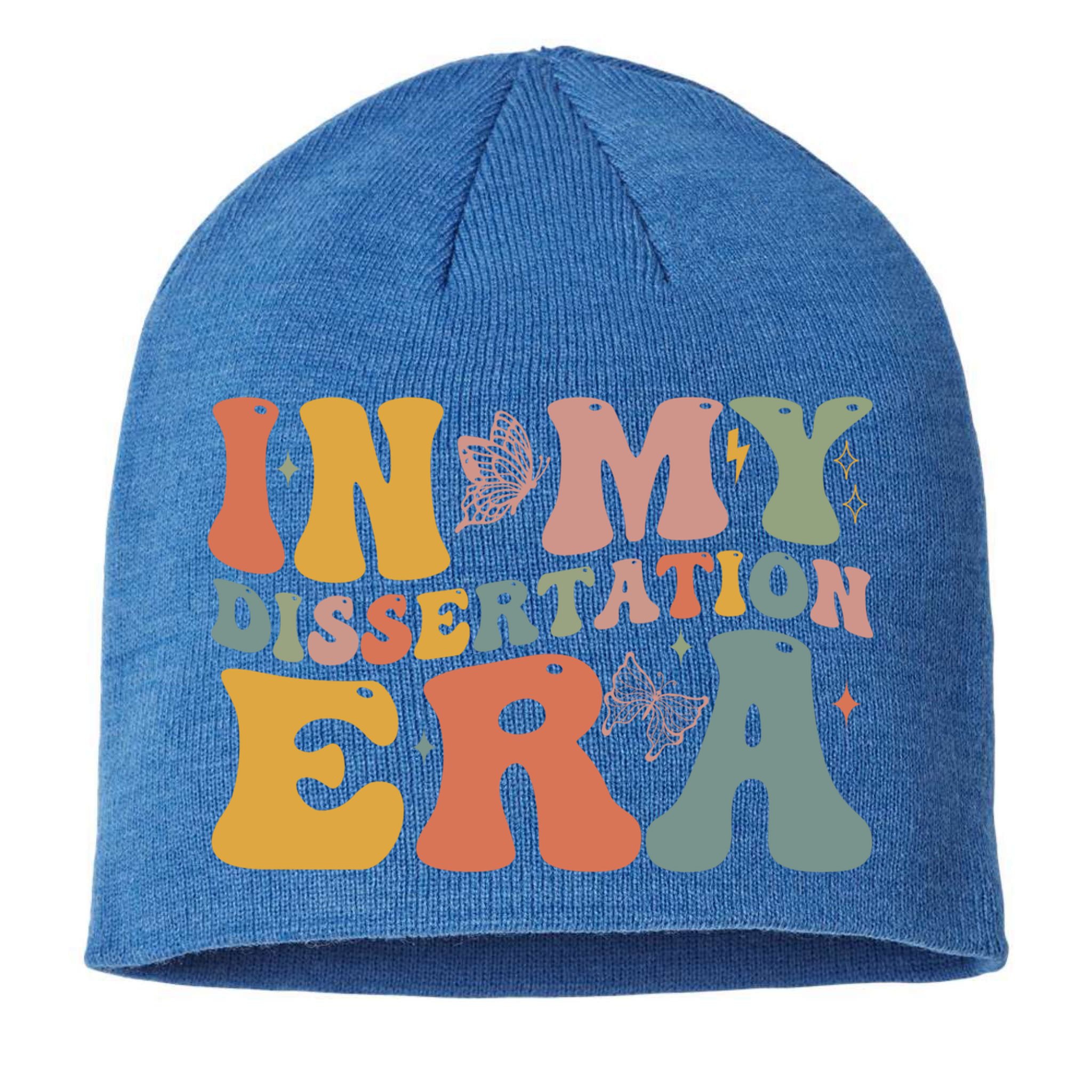 In My Dissertation Era School College Graduate Program Gift Sustainable Beanie