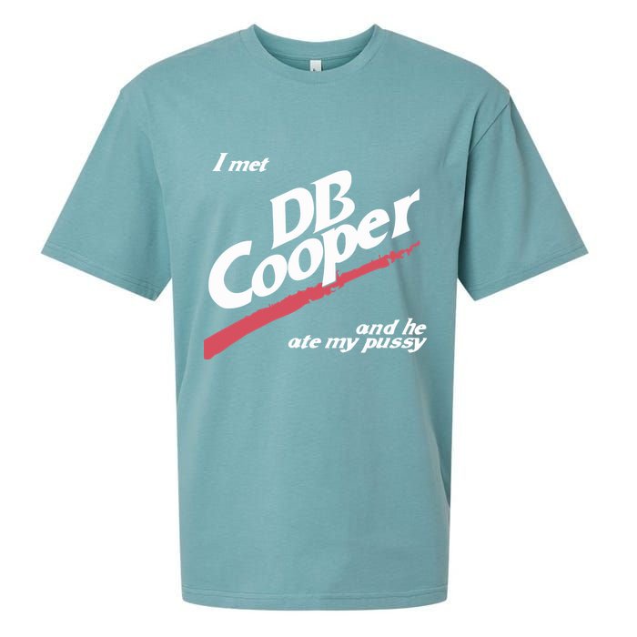 I Met Db Cooper And He Ate My Pussy Sueded Cloud Jersey T-Shirt