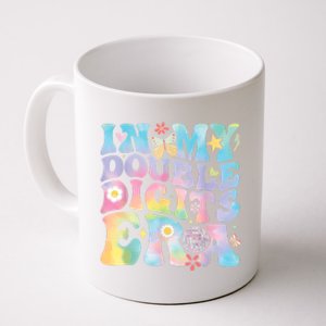 In My Double Digits Era Retro 10 Year Old 10th Birthday Girl Coffee Mug