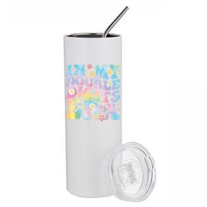 In My Double Digits Era Retro 10 Year Old 10th Birthday Girl Stainless Steel Tumbler