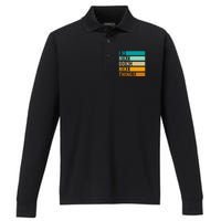 I'm Mike Doing Mike Things  Funny First Name Performance Long Sleeve Polo