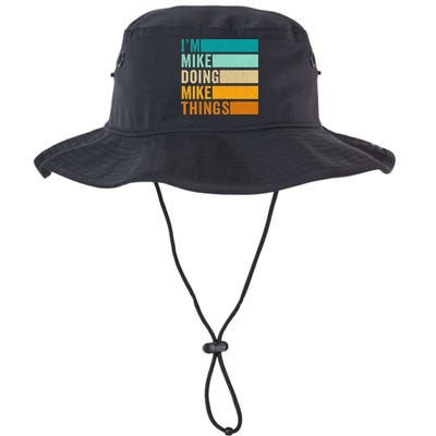 I'm Mike Doing Mike Things  Funny First Name Bucket Hat