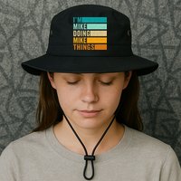 I'm Mike Doing Mike Things  Funny First Name Bucket Hat