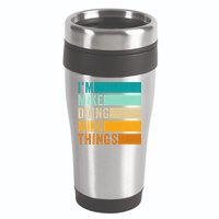 I'm Mike Doing Mike Things  Funny First Name 16oz Travel Tumbler