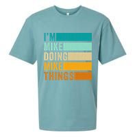 I'm Mike Doing Mike Things  Funny First Name Sueded Cloud Jersey T-Shirt