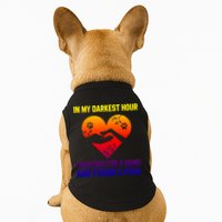 In My Darkest Hour I Reached For A Hand Found A Paw Xmas Gift Doggie Tank