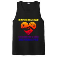 In My Darkest Hour I Reached For A Hand Found A Paw Xmas Gift PosiCharge Competitor Tank