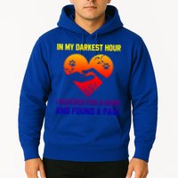 In My Darkest Hour I Reached For A Hand Found A Paw Xmas Gift Hoodie