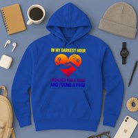In My Darkest Hour I Reached For A Hand Found A Paw Xmas Gift Hoodie
