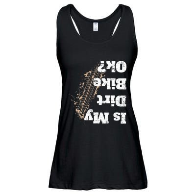 Is My Dirt Bike Ok Funny Off Road Biker Gift Ladies Essential Flowy Tank